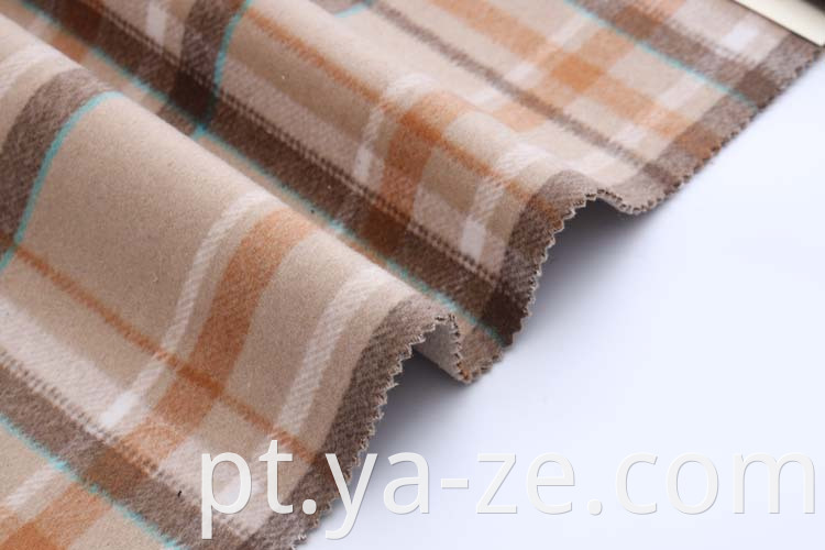 Bom preço de checagem dupla de tweed tartan lã Tartan lã Fabricante de lã de lã de tecido para terno